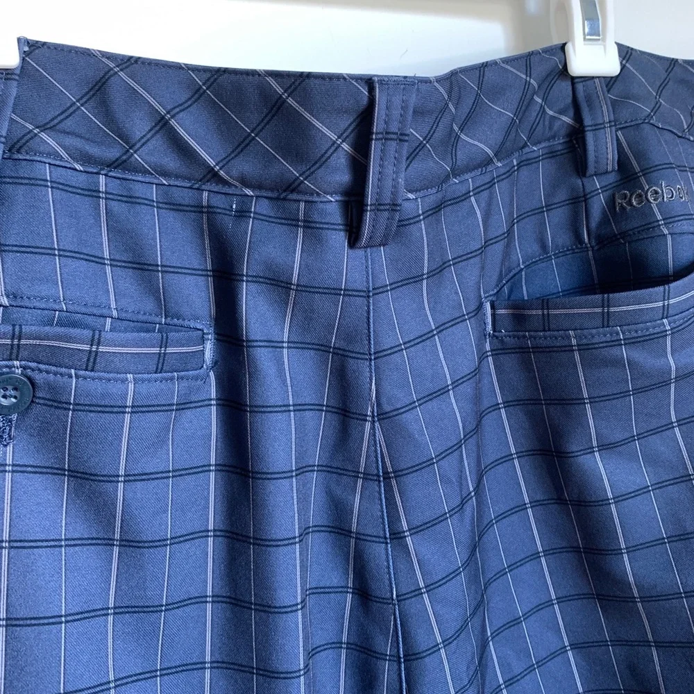 Reebok Golf Men's Blue Plaid‎ Shorts